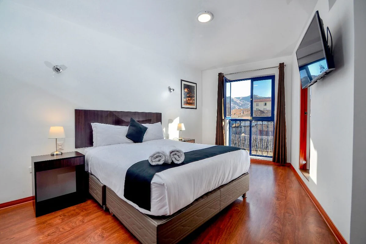 Quarto da hospedagem em Cusco