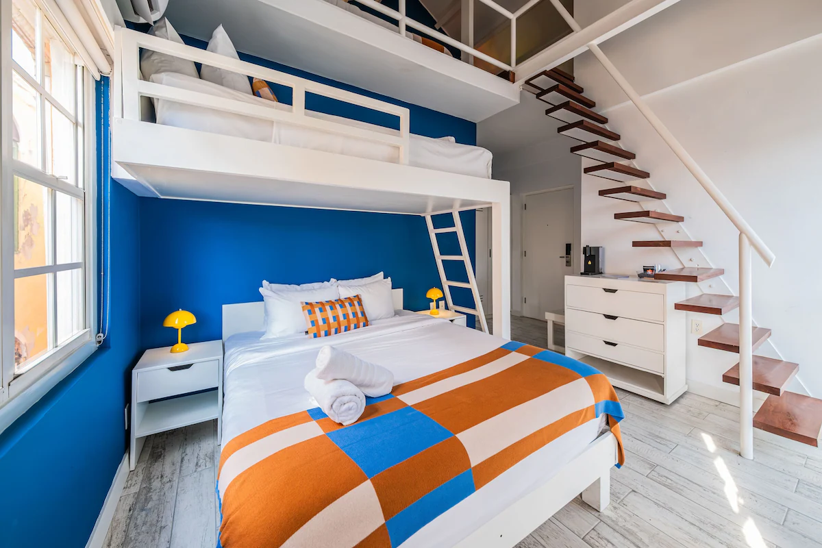 Quarto da hospedagem em Curaçao